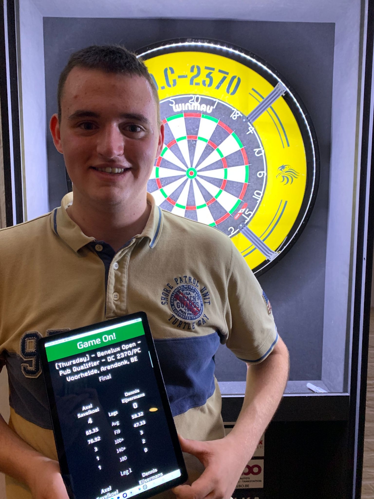 De tweede Benelux Open 2025 Pub Qualifier in PC Voorheide is gewonnen door Axel Savelkoel!