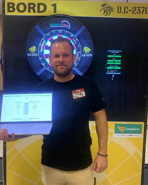 De Vijfde Lowlands Spring Series 2025 Pub Qualifier werd gewonnen door Wesley Verschuuren!				