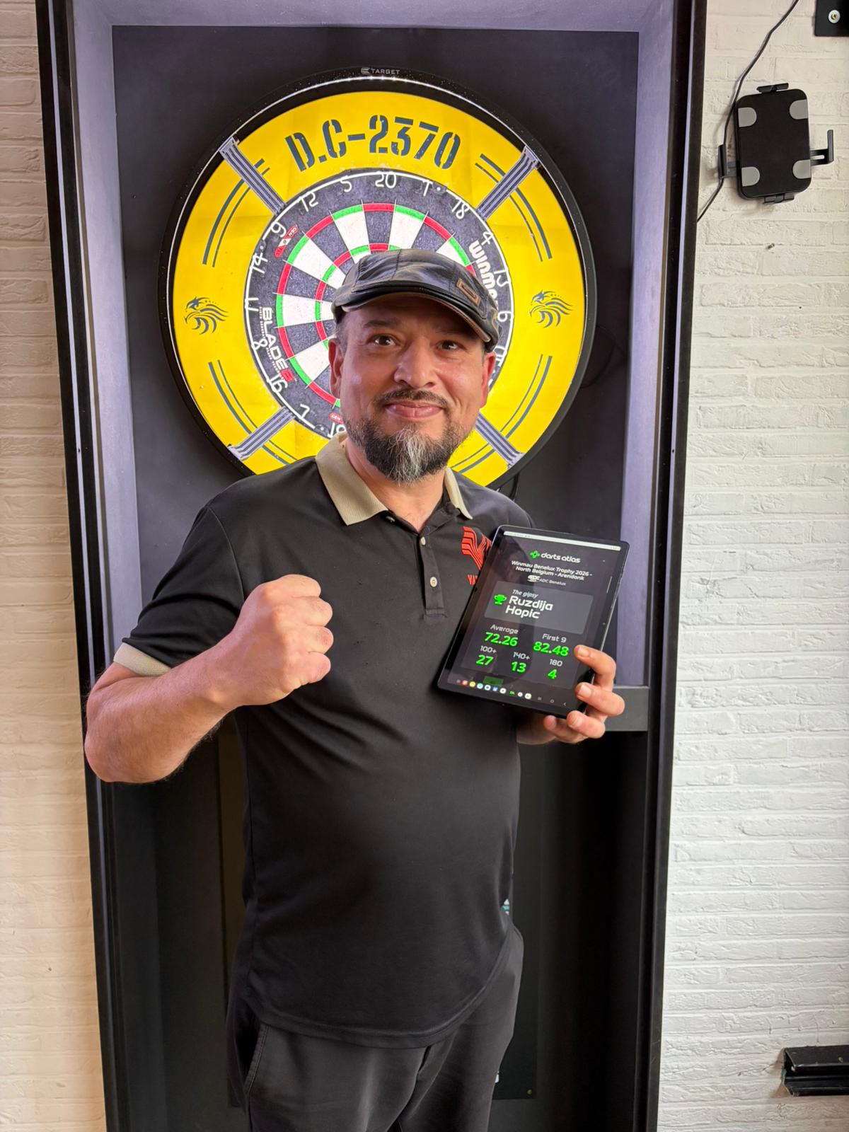 Ruzdija Hopic wint vierde Benelux Trophy 2026 Pub Qualifier in PC Voorheide!