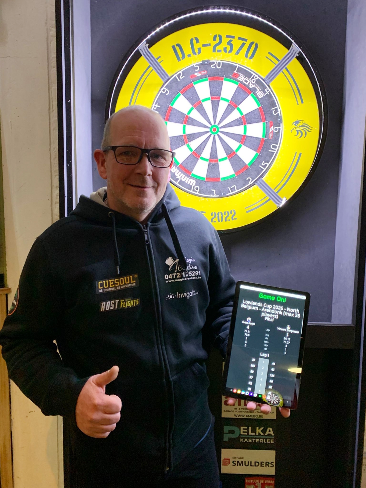 Sven Bolyn wint de vierde Lowlands Cup 2026 Pub Qualifier in PC Voorheide!
