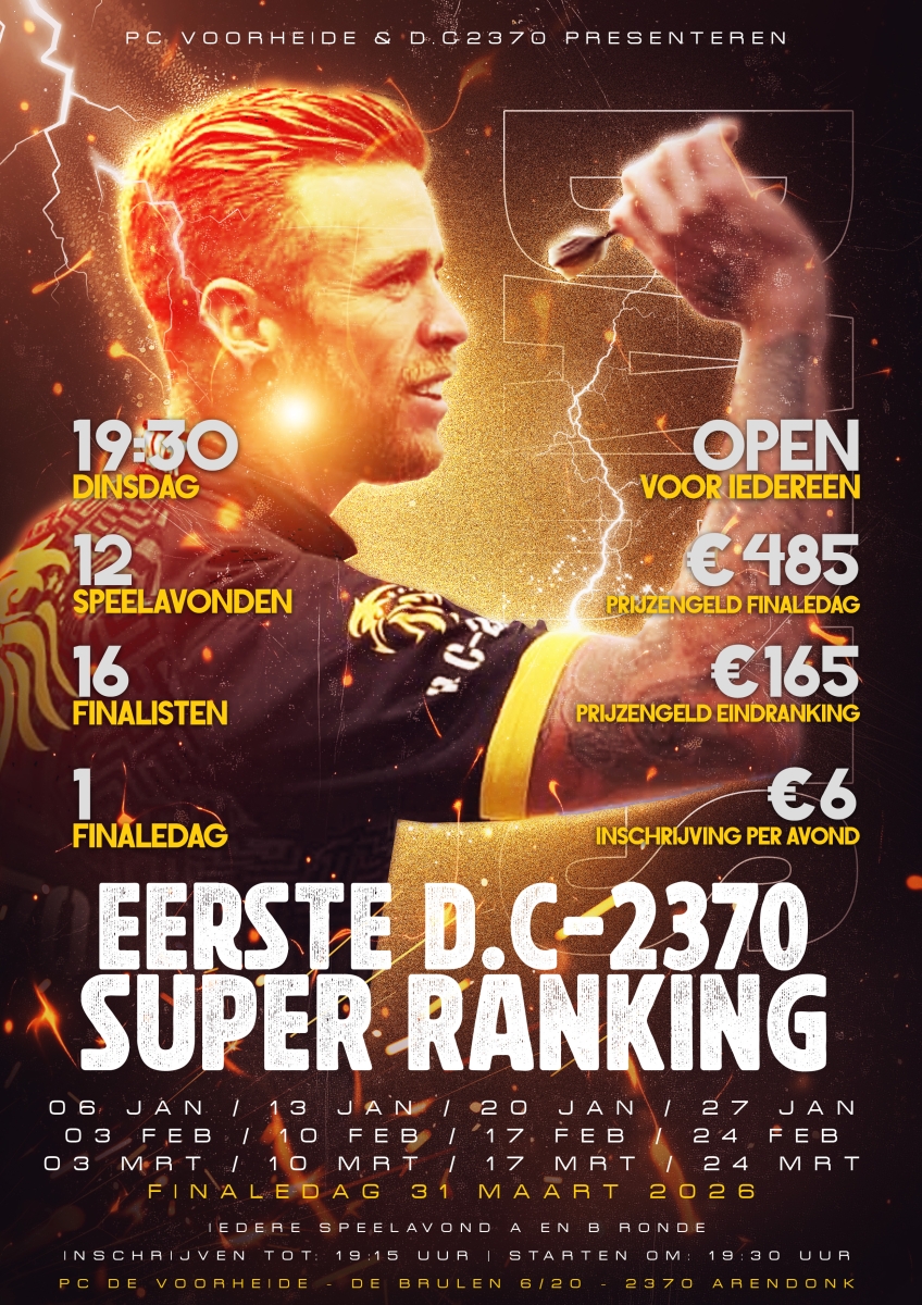 D.C-2370 Super Ranking #1 - Speeldag 6